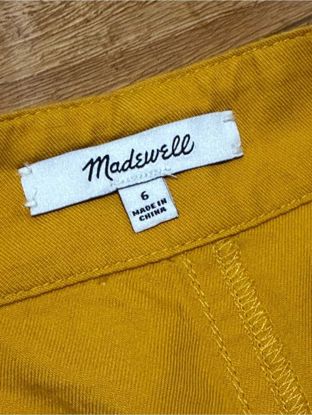 Madewell Patio Button Front Midi Skirt Tungsten Glow Size 6 - Picture 8 of 10